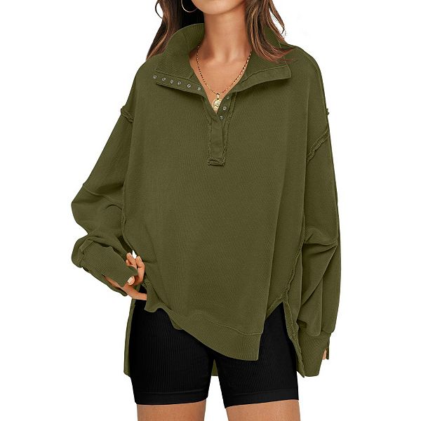 Женский оверсайз свитшот на пуговицах с разрезом Yesfashion, Army Green, Серый, Женский оверсайз свитшот на пуговицах с разрезом Yesfashion, Army Green
Женский оверсайз свитшот на пуговицах с разрезом Yesfashion, Army Green, Серый, Женский оверсайз свитшот на пуговицах с разрезом Yesfashion, Army Green