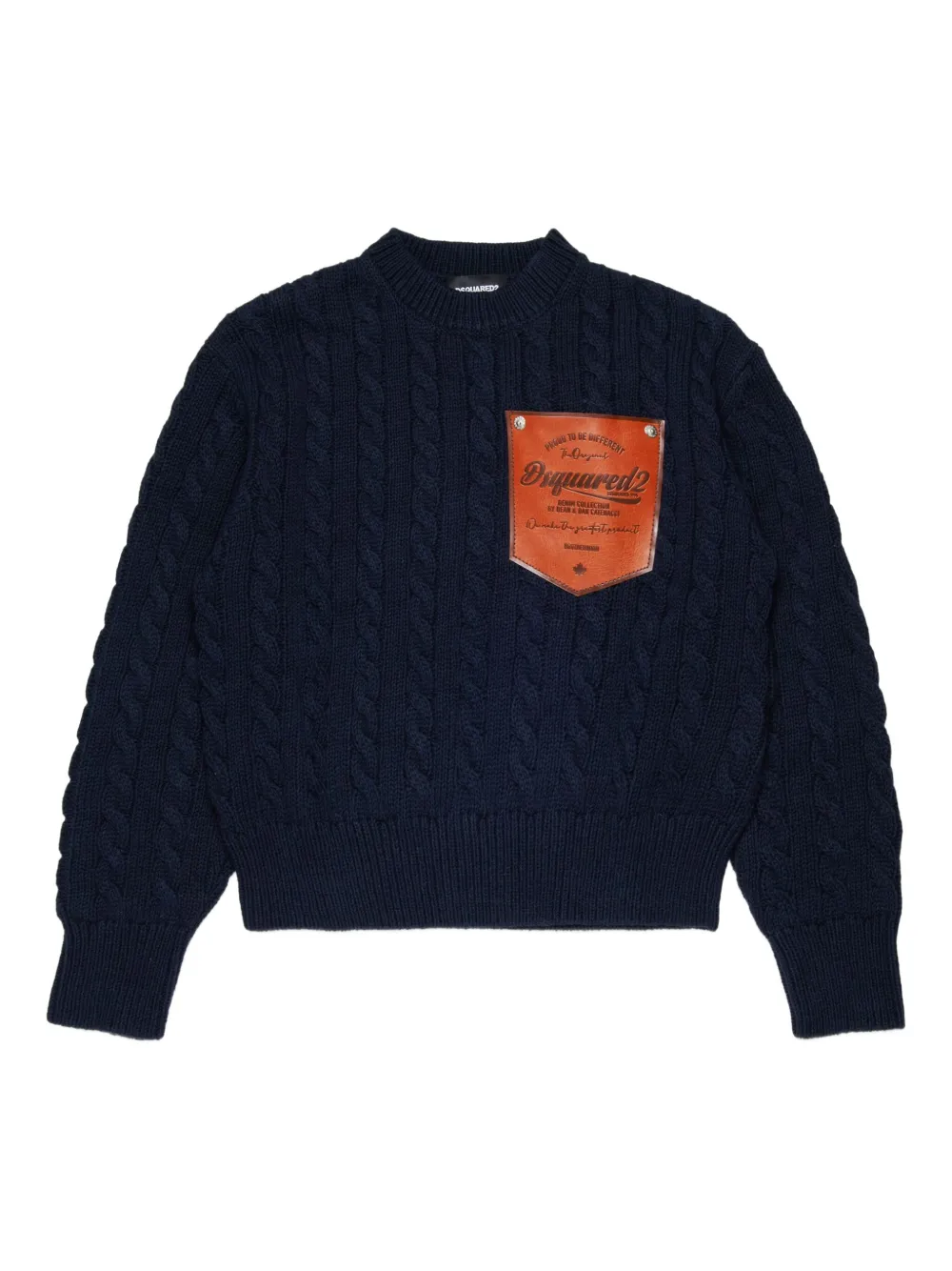 Свитер фактурной вязки Dsquared2 Kids, синий
Свитер фактурной вязки Dsquared2 Kids, синий