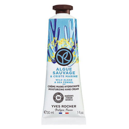 Крем для рук, дикие водоросли и морской фенхель, 30 мл Yves Rocher
Крем для рук, дикие водоросли и морской фенхель, 30 мл Yves Rocher