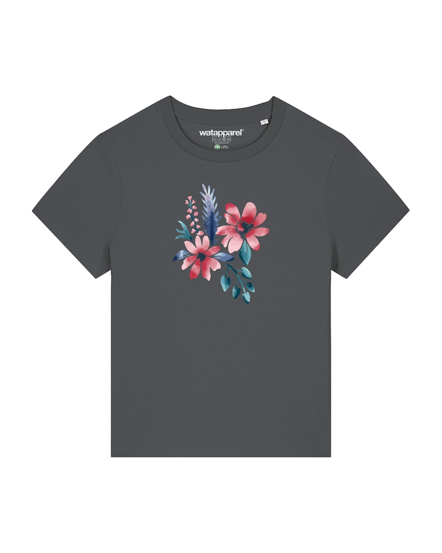 Рубашка Watapparel Blume in Wasserfarbe, антрацит
Рубашка Watapparel Blume in Wasserfarbe, антрацит