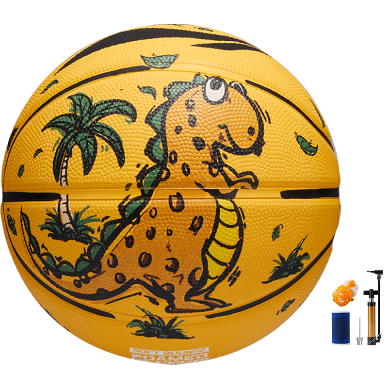 LINING Детский баскетбольный мяч 4 размера для игры в помещении и на улице, желтый, резиновый
LINING Детский баскетбольный мяч 4 размера для игры в помещении и на улице, желтый, резиновый