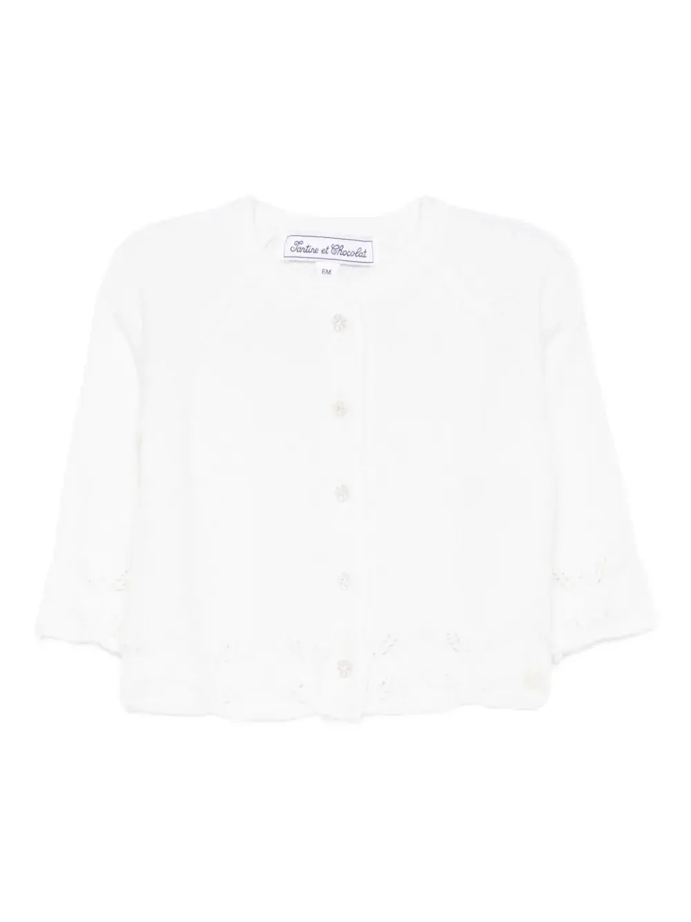 Вышитый кардиган Tartine Et Chocolat, белый
Вышитый кардиган Tartine Et Chocolat, белый