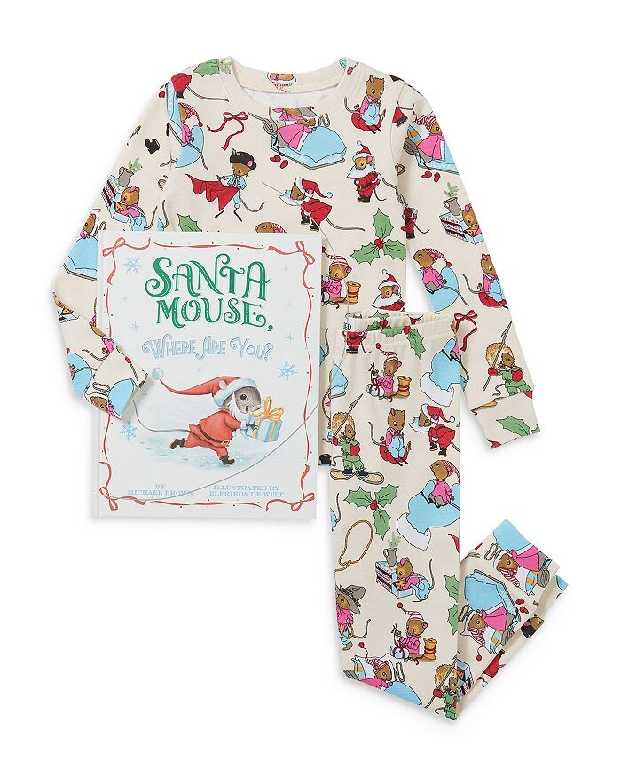 Пижамный комплект унисекс Hatley Santa Mouse с книгой — Little Kid, Big Kid, коричневый/бежевый
Пижамный комплект унисекс Hatley Santa Mouse с книгой — Little Kid, Big Kid, коричневый/бежевый