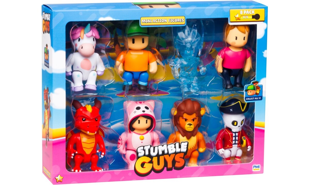 Stumble Guys, Мини-фигурки, роскошная коробка из 8 шт.
Stumble Guys, Мини-фигурки, роскошная коробка из 8 шт.