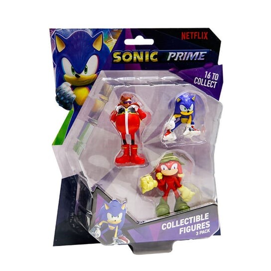 SONIC PRIME, Набор из 3 фигурок, Микс
SONIC PRIME, Набор из 3 фигурок, Микс