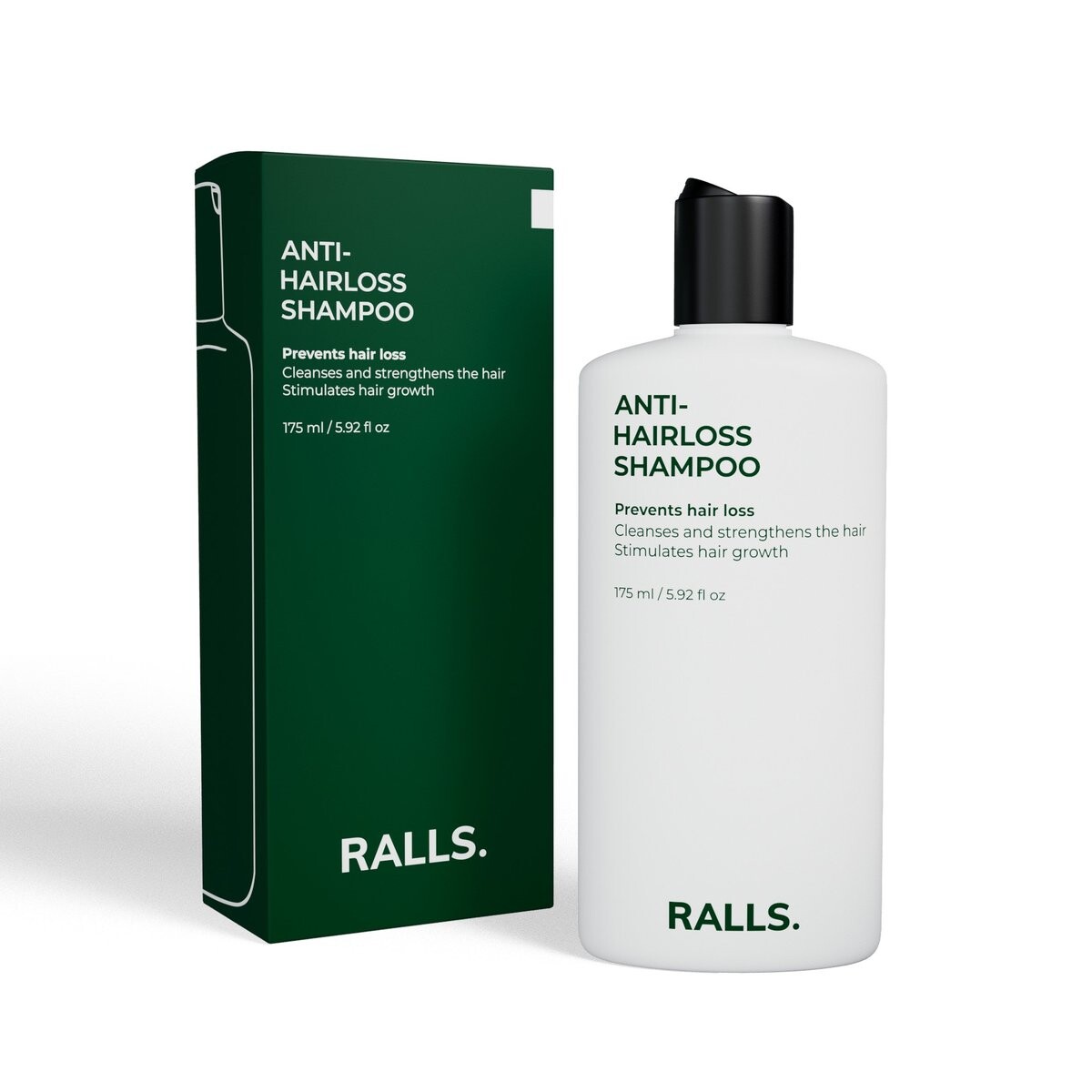 Ralls, Anti-Hairloss Shampoo, Шампунь против выпадения волос, 175мл 
Ralls, Anti-Hairloss Shampoo, Шампунь против выпадения волос, 175мл