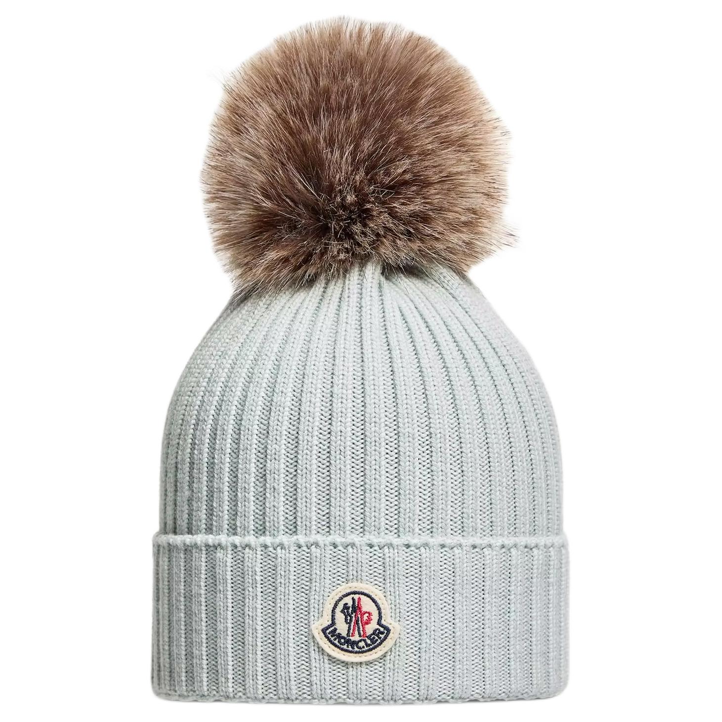 Шапка с рубчиками и помпоном Moncler, steel серый
Шапка с рубчиками и помпоном Moncler, steel серый