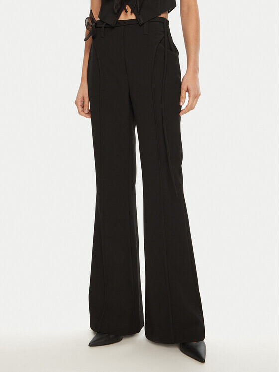 Тканевые брюки стандартного кроя Rotate, черный
Тканевые брюки стандартного кроя Rotate, черный