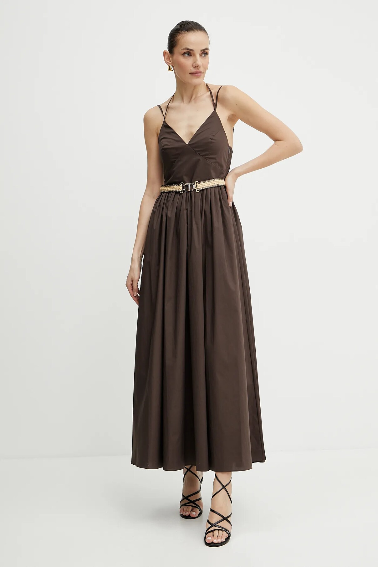 Платье Twinset, коричневый
Платье Twinset, коричневый