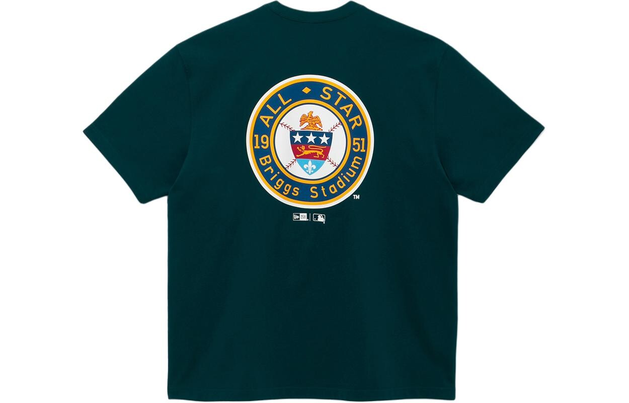 Футболка унисекс темно-зеленая New Era, темно-зеленый 
Футболка унисекс темно-зеленая New Era, темно-зеленый