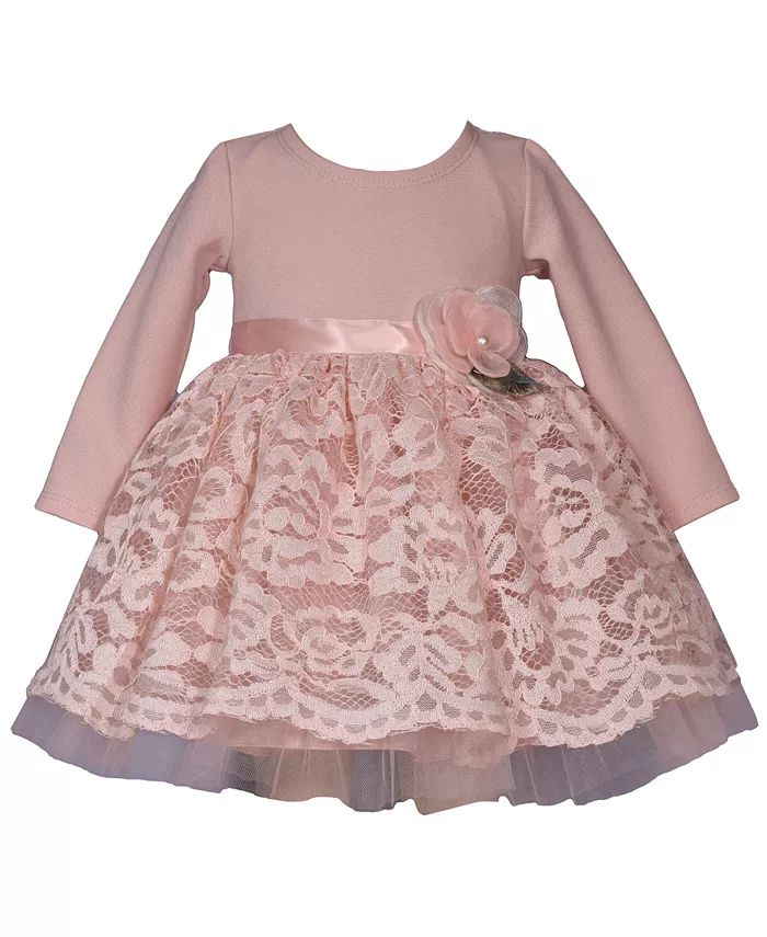 Платье для вечеринки из трикотажа и кружева для маленьких девочек Bonnie Baby
Платье для вечеринки из трикотажа и кружева для маленьких девочек Bonnie Baby