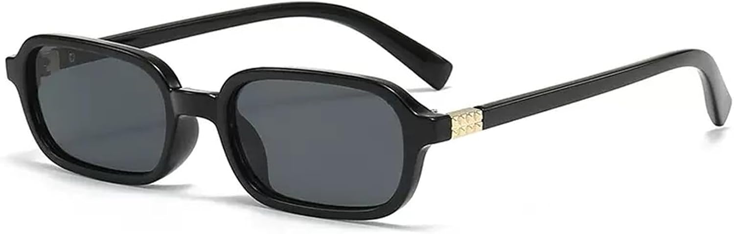 Ретро прямоугольные солнцезащитные очки для женщин, модные, маленькие, узкие, в стиле 90-х, винтажные, для рейв-вечеринок, прямоугольные солнцезащитные очки для женщин и мужчин REELORATTA, Black Frame Gray Lens
Ретро прямоугольные солнцезащитные очки для женщин, модные, маленькие, узкие, в стиле 90-х, винтажные, для рейв-вечеринок, прямоугольные солнцезащитные очки для женщин и мужчин REELORATTA, Black Frame Gray Lens