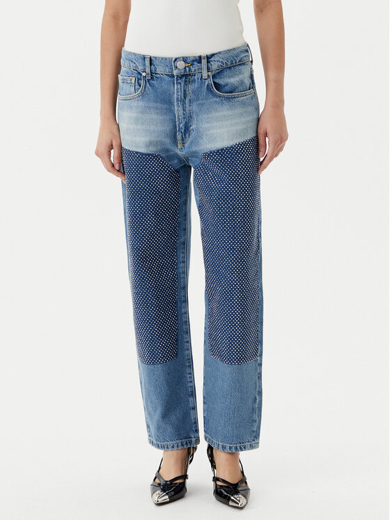 Джинсы прямого кроя Rose Staright 104635 A2F7 Pinko, синий
Джинсы прямого кроя Rose Staright 104635 A2F7 Pinko, синий