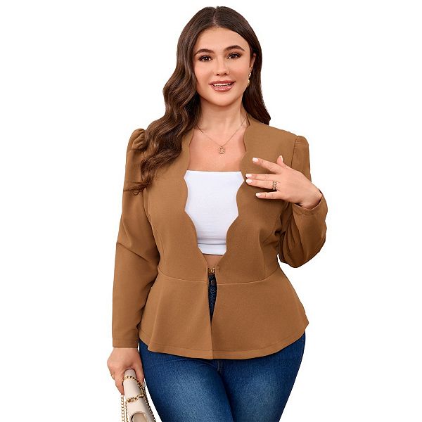 Женский блейзер с крючками и рюшами на планке, длинный рукав, casual Boddysize, Khaki
Женский блейзер с крючками и рюшами на планке, длинный рукав, casual Boddysize, Khaki
