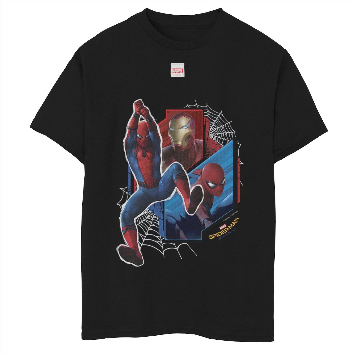 Футболка с рисунком «Человек-паук» Marvel для мальчиков 8–20 лет, команда «Железный человек» Marvel
Футболка с рисунком «Человек-паук» Marvel для мальчиков 8–20 лет, команда «Железный человек» Marvel
