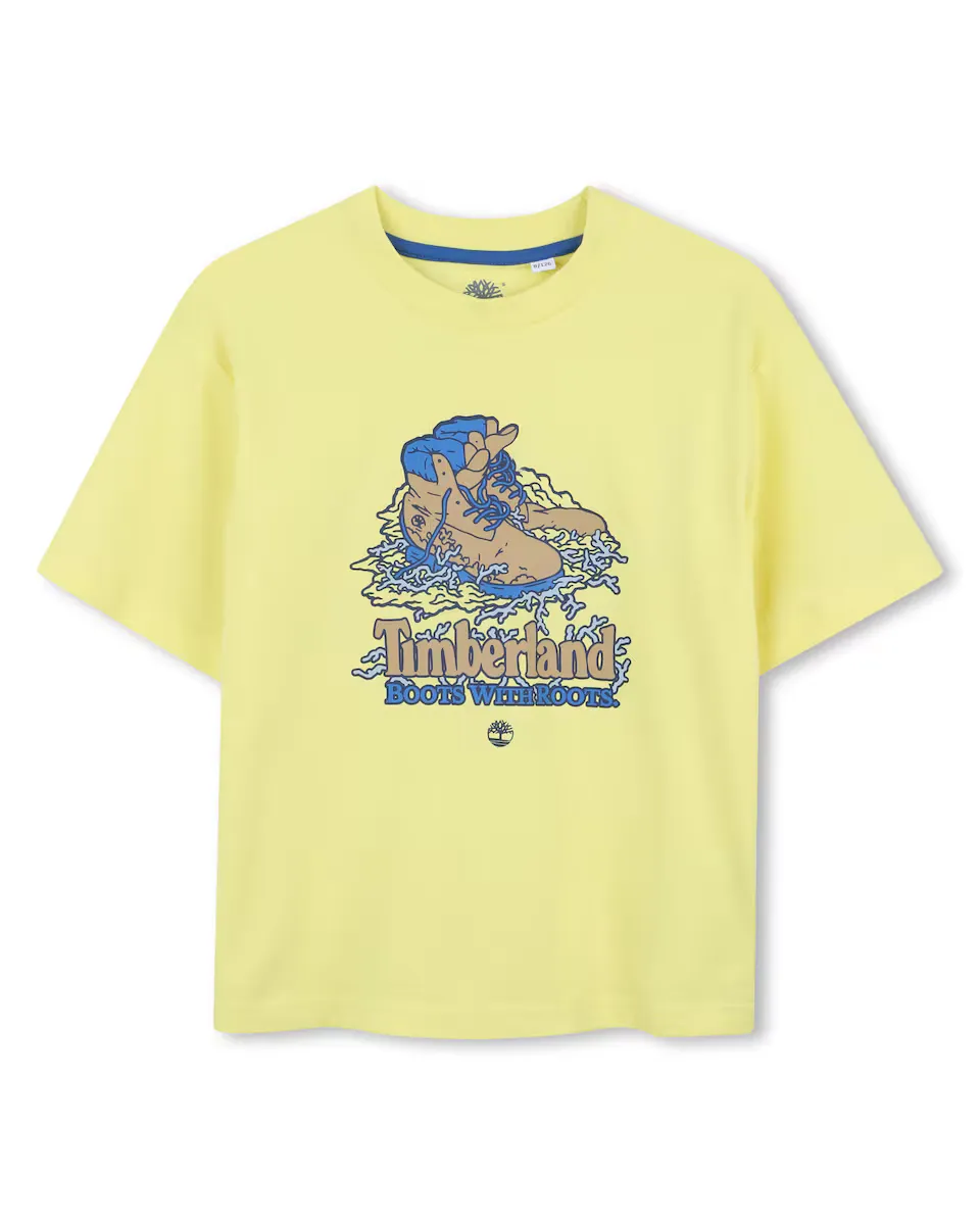 100% хлопок футболка для мальчиков с короткими рукавами Timberland, жёлтый
100% хлопок футболка для мальчиков с короткими рукавами Timberland, жёлтый