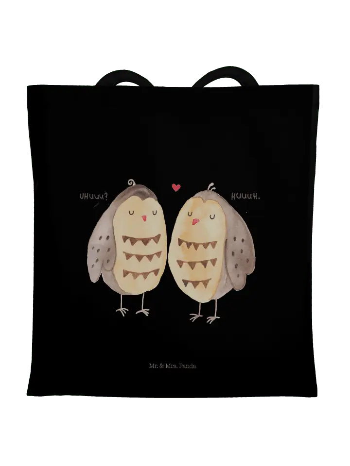 Сумка для переноски Mr & Mrs Panda Eulen Liebe ohne Spruch, черный
Сумка для переноски Mr & Mrs Panda Eulen Liebe ohne Spruch, черный