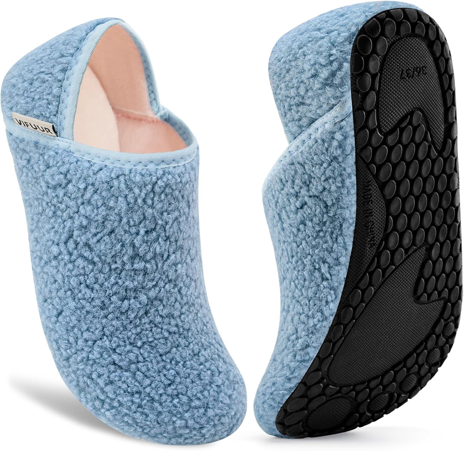 Домашние тапочки VIFUUR для женщин и мужчин, носки-тапочки для дома, уютные пушистые тапочки, подходящие для спальни и путешествий, голубой
Домашние тапочки VIFUUR для женщин и мужчин, носки-тапочки для дома, уютные пушистые тапочки, подходящие для спальни и путешествий, голубой