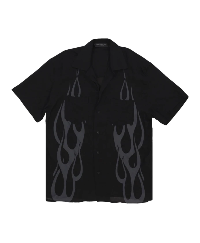 Рубашка Flaming All Over с короткими рукавами Vision Of Super, черный
Рубашка Flaming All Over с короткими рукавами Vision Of Super, черный