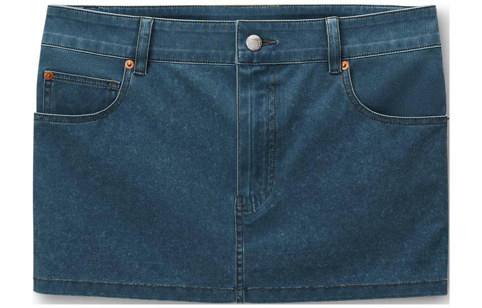 Джиновая мини-юбка Alexander Wang, темно-синяя
Джиновая мини-юбка Alexander Wang, темно-синяя