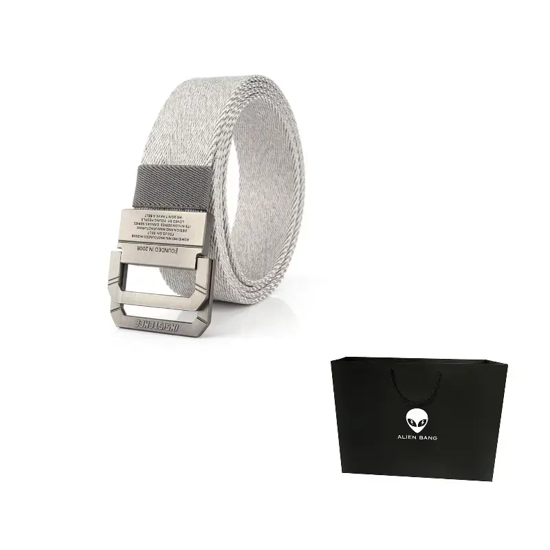 ALIEN BANG Нейлоновый кожаный ремень унисекс шириной 3,8 см, Light Gray
ALIEN BANG Нейлоновый кожаный ремень унисекс шириной 3,8 см, Light Gray