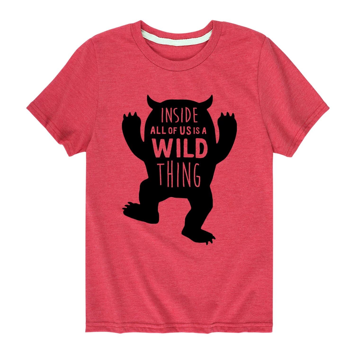 Футболка с рисунком «Inside All Of Us Wild Thing» для мальчиков 8–20 лет Licensed Character, красный
Футболка с рисунком «Inside All Of Us Wild Thing» для мальчиков 8–20 лет Licensed Character, красный