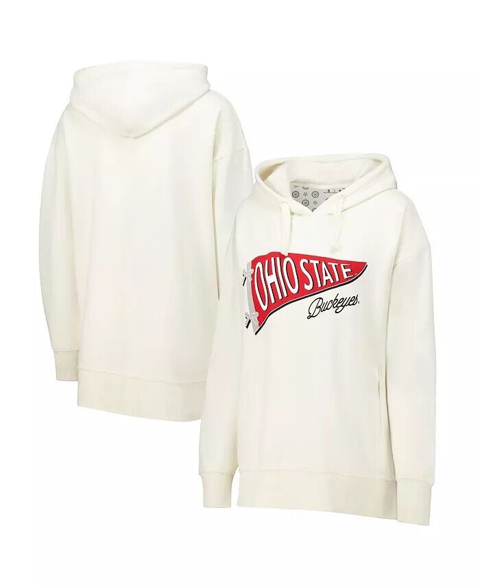Женская кремовая толстовка Ohio State Buckeyes Marni с капюшоном Pressbox
Женская кремовая толстовка Ohio State Buckeyes Marni с капюшоном Pressbox
