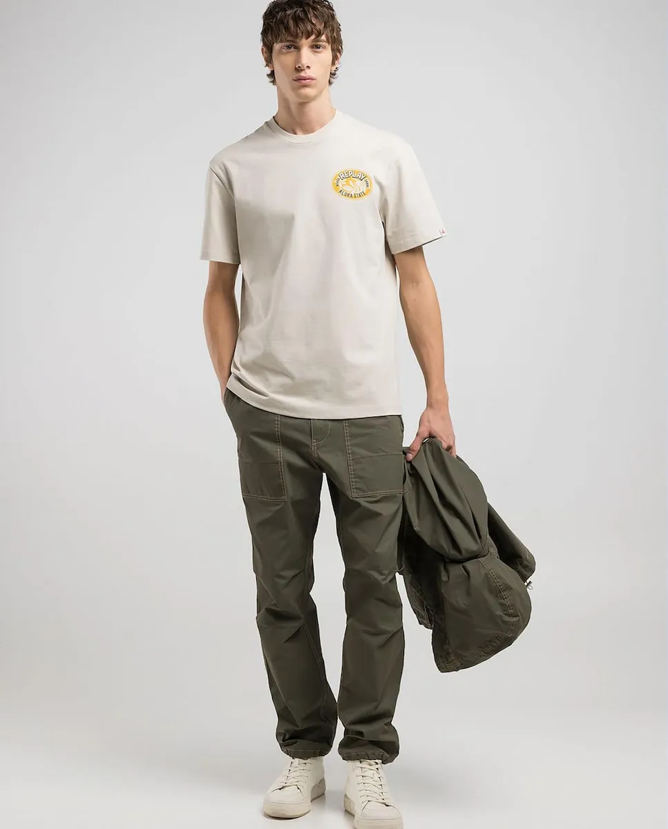 Мужские свободные хлопковые брюки Replay, темно-зеленый
Мужские свободные хлопковые брюки Replay, темно-зеленый