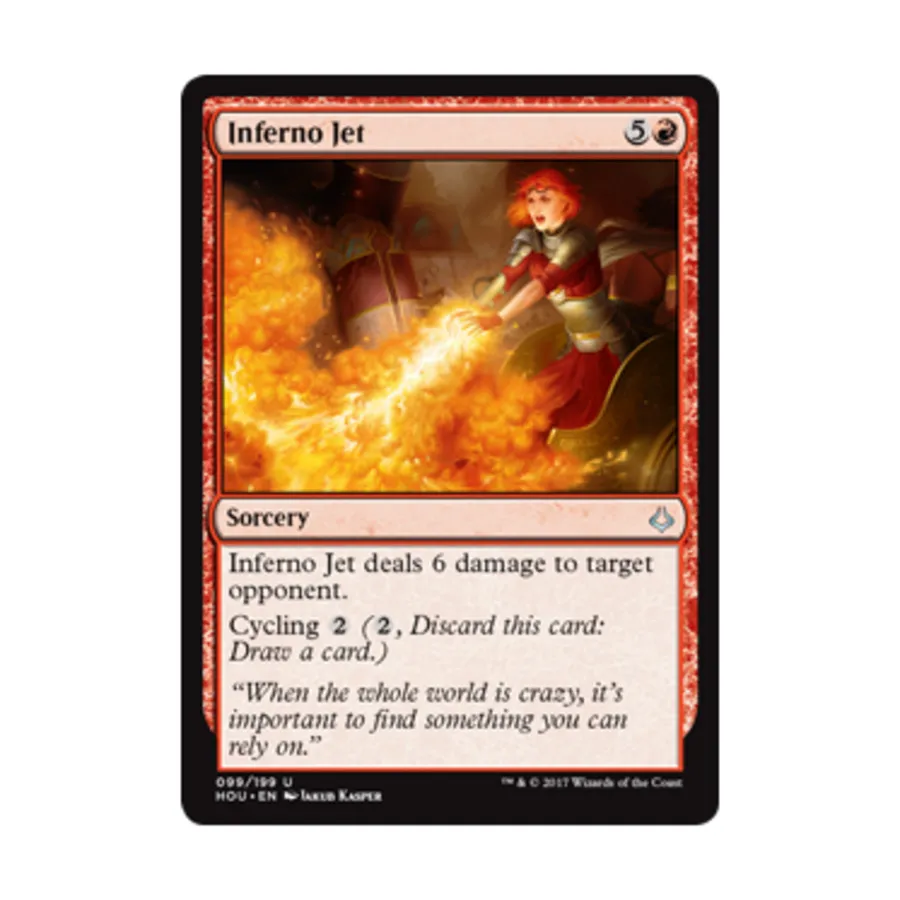 CCG Инферно Джет (U), MTG - Hour of Devastation
CCG Инферно Джет (U), MTG - Hour of Devastation
