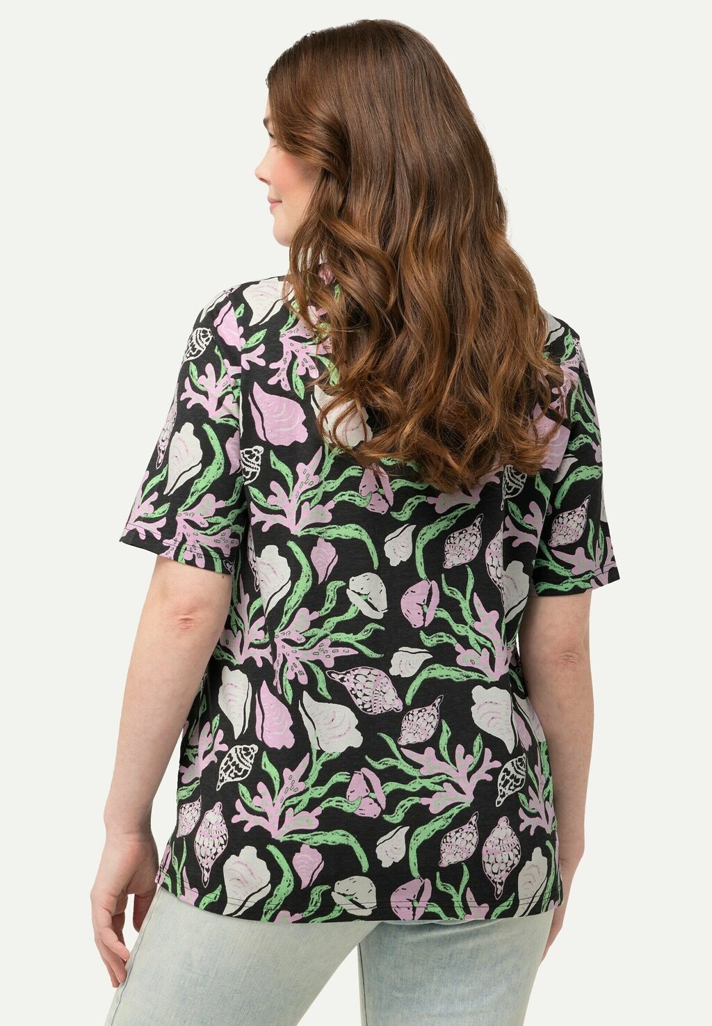 Футболка с принтом SEASHELL SHORT SLEEVE Ulla Popken, темно-серый
Футболка с принтом SEASHELL SHORT SLEEVE Ulla Popken, темно-серый