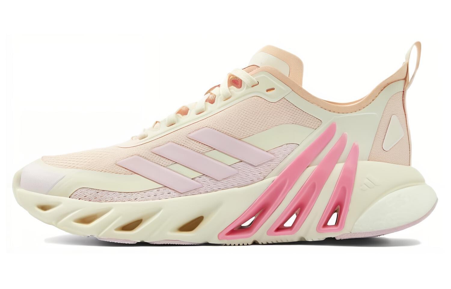 Кроссовки унисекс с низким верхом белые/розовые Adidas
Кроссовки унисекс с низким верхом белые/розовые Adidas