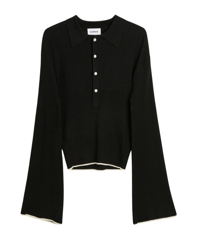 Джемпер для поло Kiki Soulland, черный
Джемпер для поло Kiki Soulland, черный