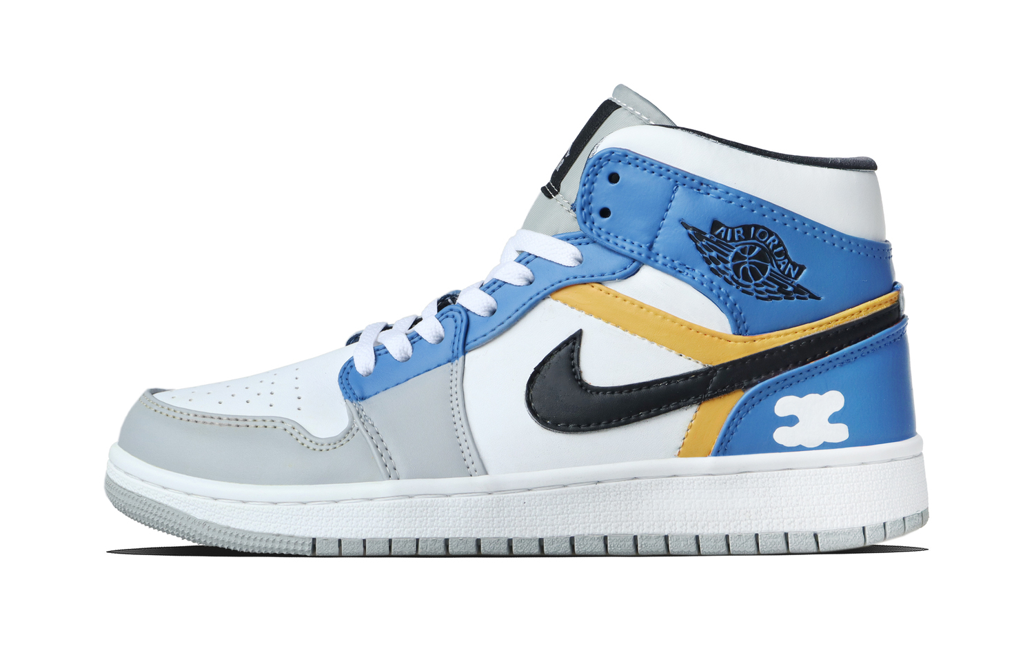 Jordan Кроссовки Air 1 Pale Blue Golden Mango, износостойкие, средней высоты, винтажные, баскетбольные, унисекс, синий
Jordan Кроссовки Air 1 Pale Blue Golden Mango, износостойкие, средней высоты, винтажные, баскетбольные, унисекс, синий