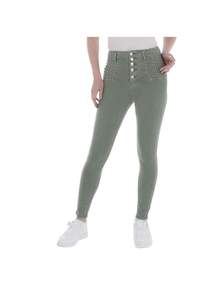 Джинсы зеленого цвета Ital-Design
Джинсы зеленого цвета Ital-Design