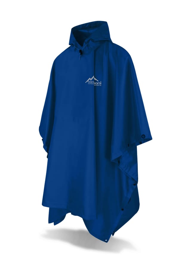 Дождевик-Пончо из ткани Рипстоп Дерри Normani, синий
Дождевик-Пончо из ткани Рипстоп Дерри Normani, синий
