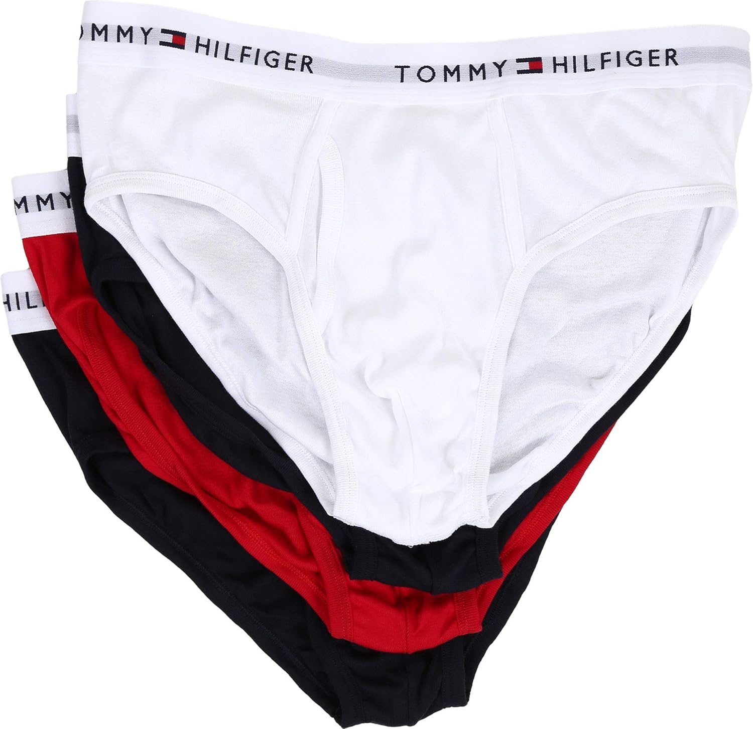 Мужские классические хлопковые трусы Tommy Hilfiger, упаковка, 2 Dark Blue, 1 Red, 1 White
Мужские классические хлопковые трусы Tommy Hilfiger, упаковка, 2 Dark Blue, 1 Red, 1 White