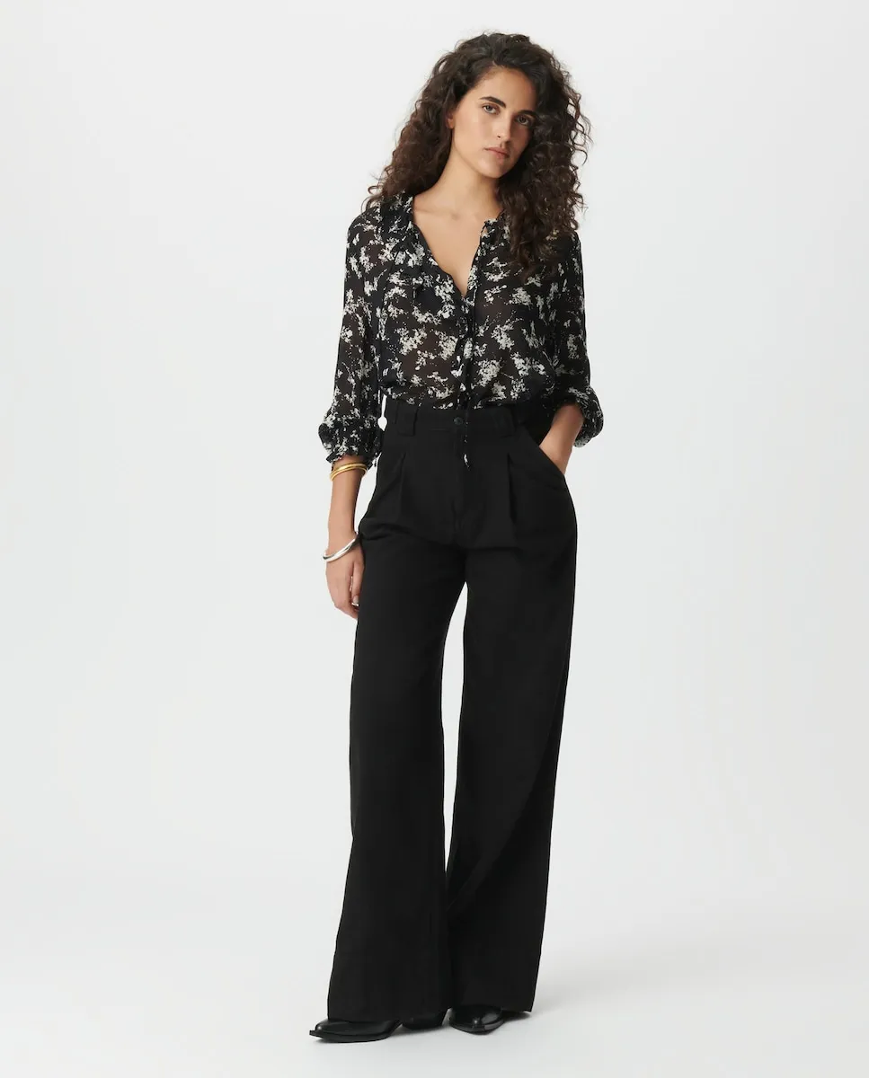 Женские широкие джинсы с молнией и пуговицей IKKS, черный
Женские широкие джинсы с молнией и пуговицей IKKS, черный