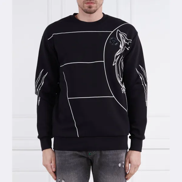 Толстовка обычного кроя Plein Sport, черный
Толстовка обычного кроя Plein Sport, черный