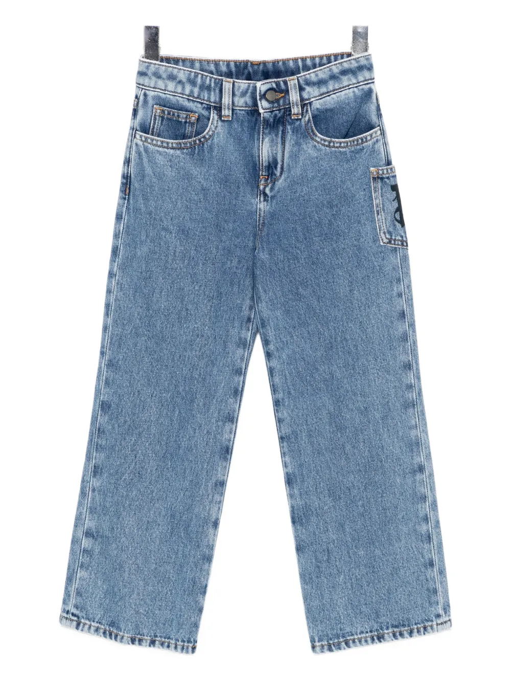 Джинсы с вышитым логотипом Palm Angels Kids, синий
Джинсы с вышитым логотипом Palm Angels Kids, синий