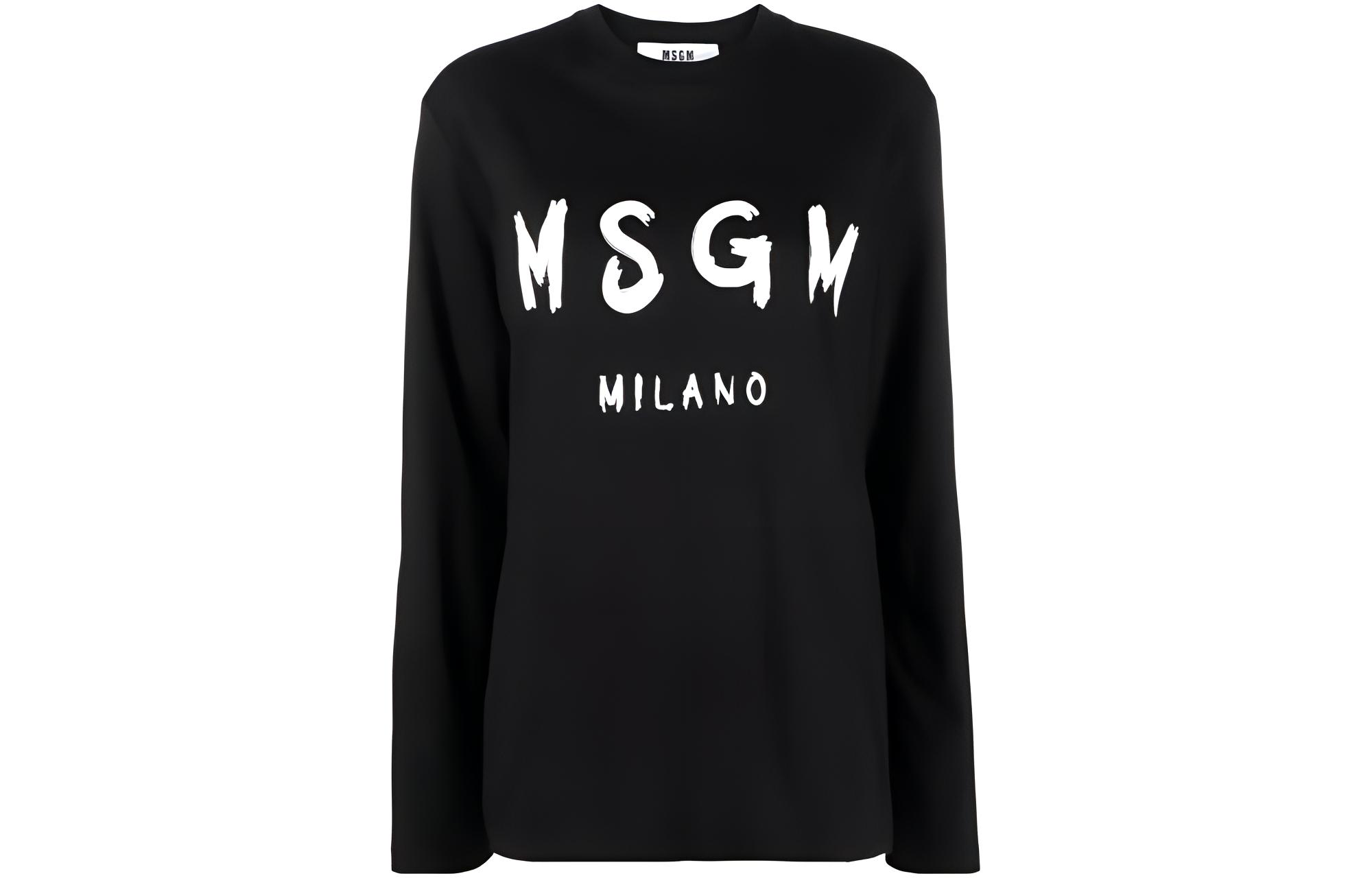 Футболка из хлопка с логотипом MSGM, черный
Футболка из хлопка с логотипом MSGM, черный