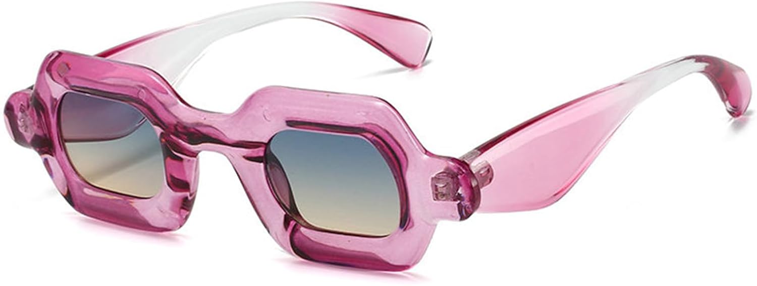 Willochra Толстые надувные солнцезащитные очки конфетных цветов для женщин и мужчин, модные панк-очки в стиле Y2K, забавные эстетичные очки с защитой от УФ-излучения UV400, C6
Willochra Толстые надувные солнцезащитные очки конфетных цветов для женщин и мужчин, модные панк-очки в стиле Y2K, забавные эстетичные очки с защитой от УФ-излучения UV400, C6