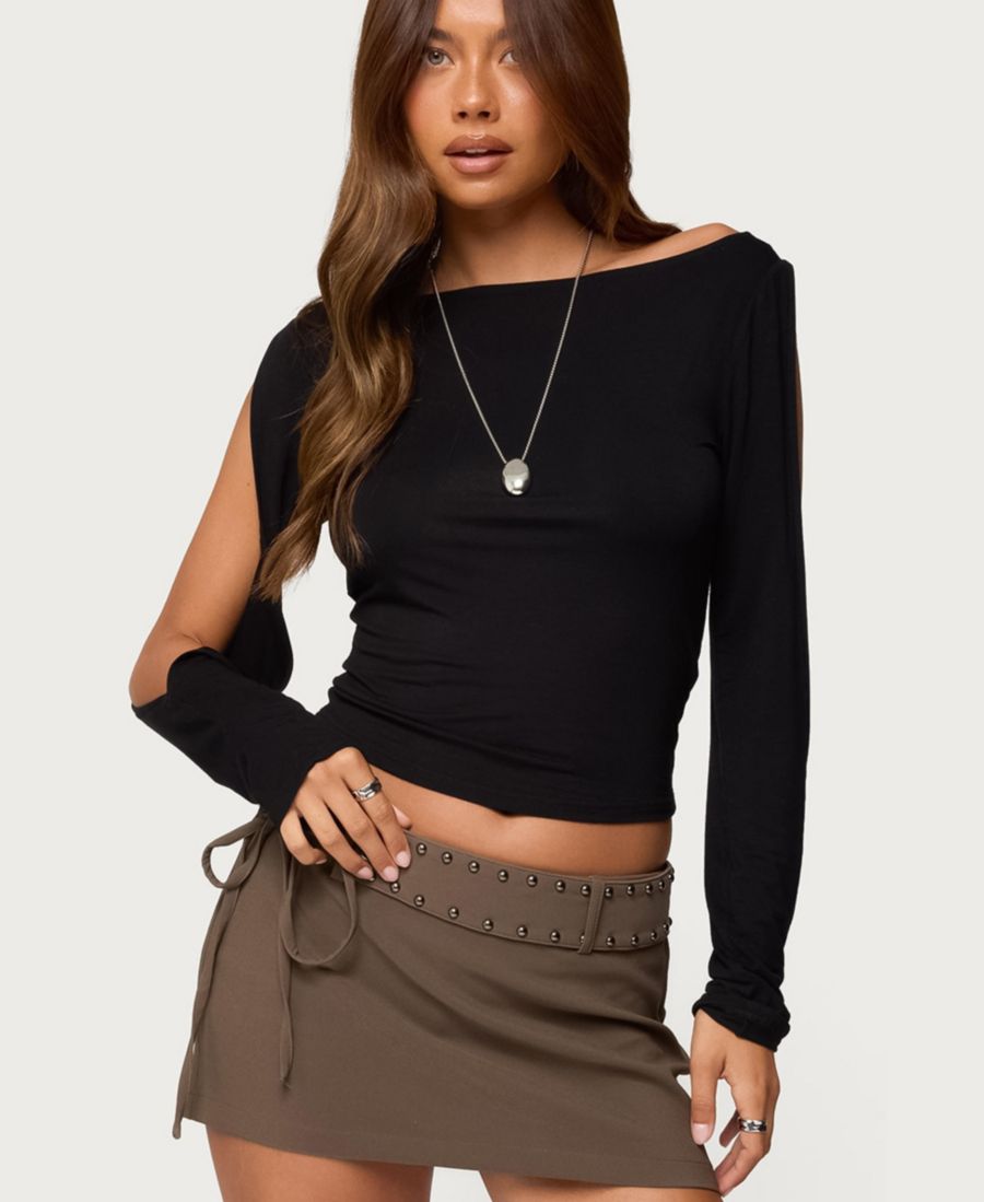 Женский топ Cade с вырезом-лодочкой и рукавами с вырезом-лодочкой Edikted, Black
Женский топ Cade с вырезом-лодочкой и рукавами с вырезом-лодочкой Edikted, Black