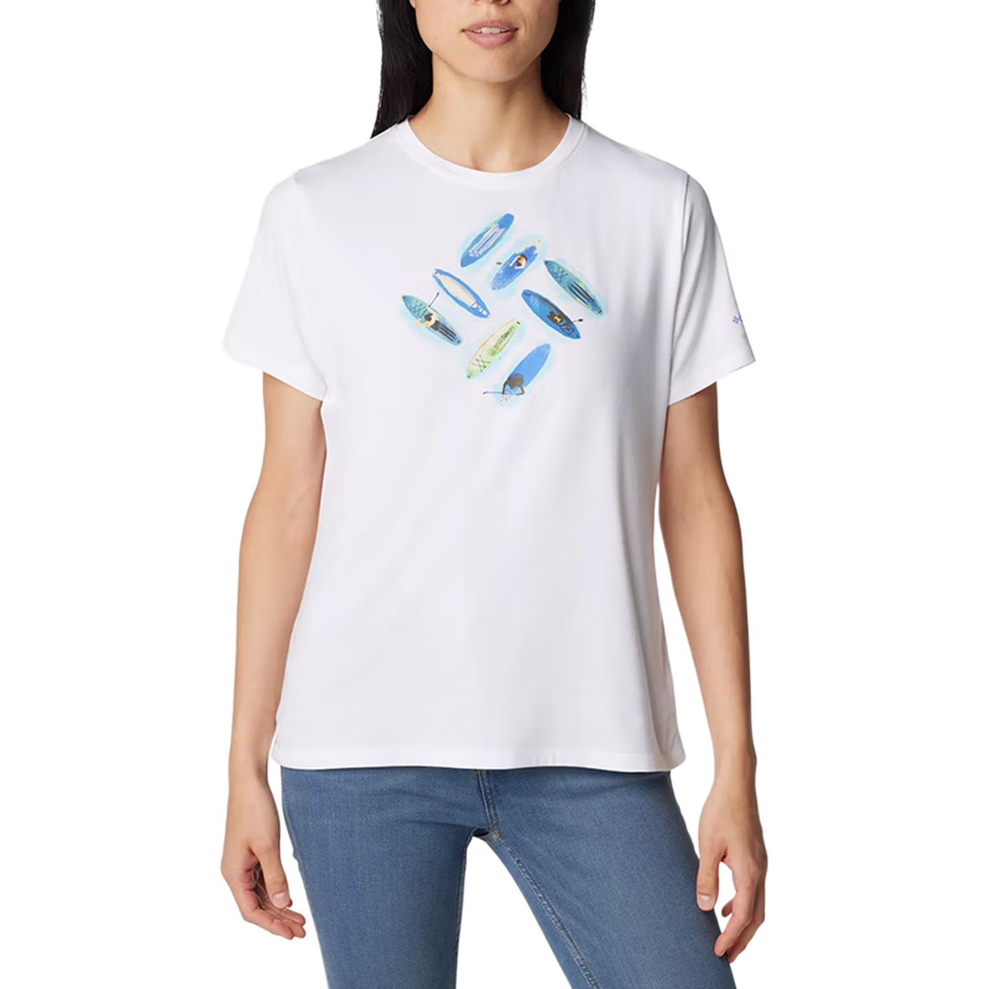 Обычная женская футболка Columbia, белый 117
Обычная женская футболка Columbia, белый 117