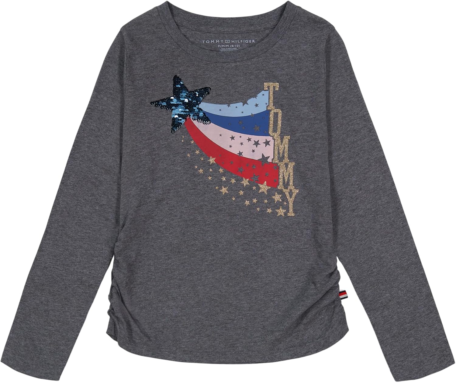 Футболка с длинным рукавом и цветными блоками для девочек Tommy Hilfiger Girls, Phantom Heather Star
Футболка с длинным рукавом и цветными блоками для девочек Tommy Hilfiger Girls, Phantom Heather Star