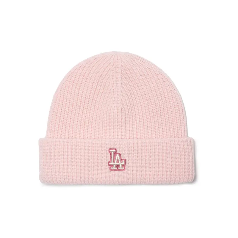 MLB Розовая женская шапка из кашемира, Pink 
MLB Розовая женская шапка из кашемира, Pink