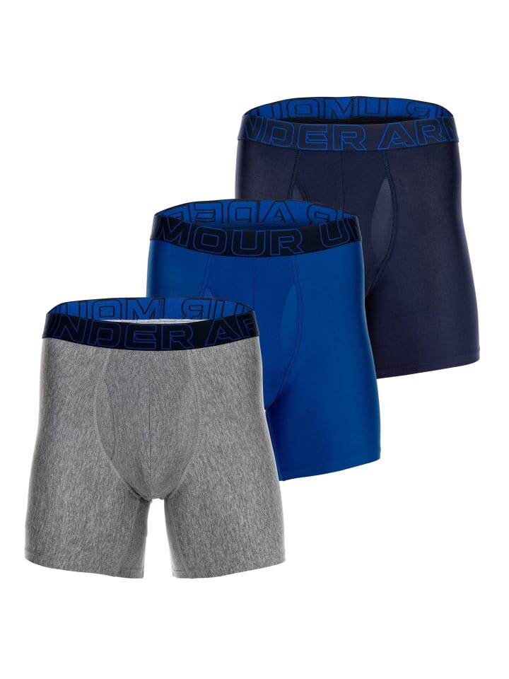 Боксеры Under Armour short 3er Pack, цвет blau/grau
Боксеры Under Armour short 3er Pack, цвет blau/grau
