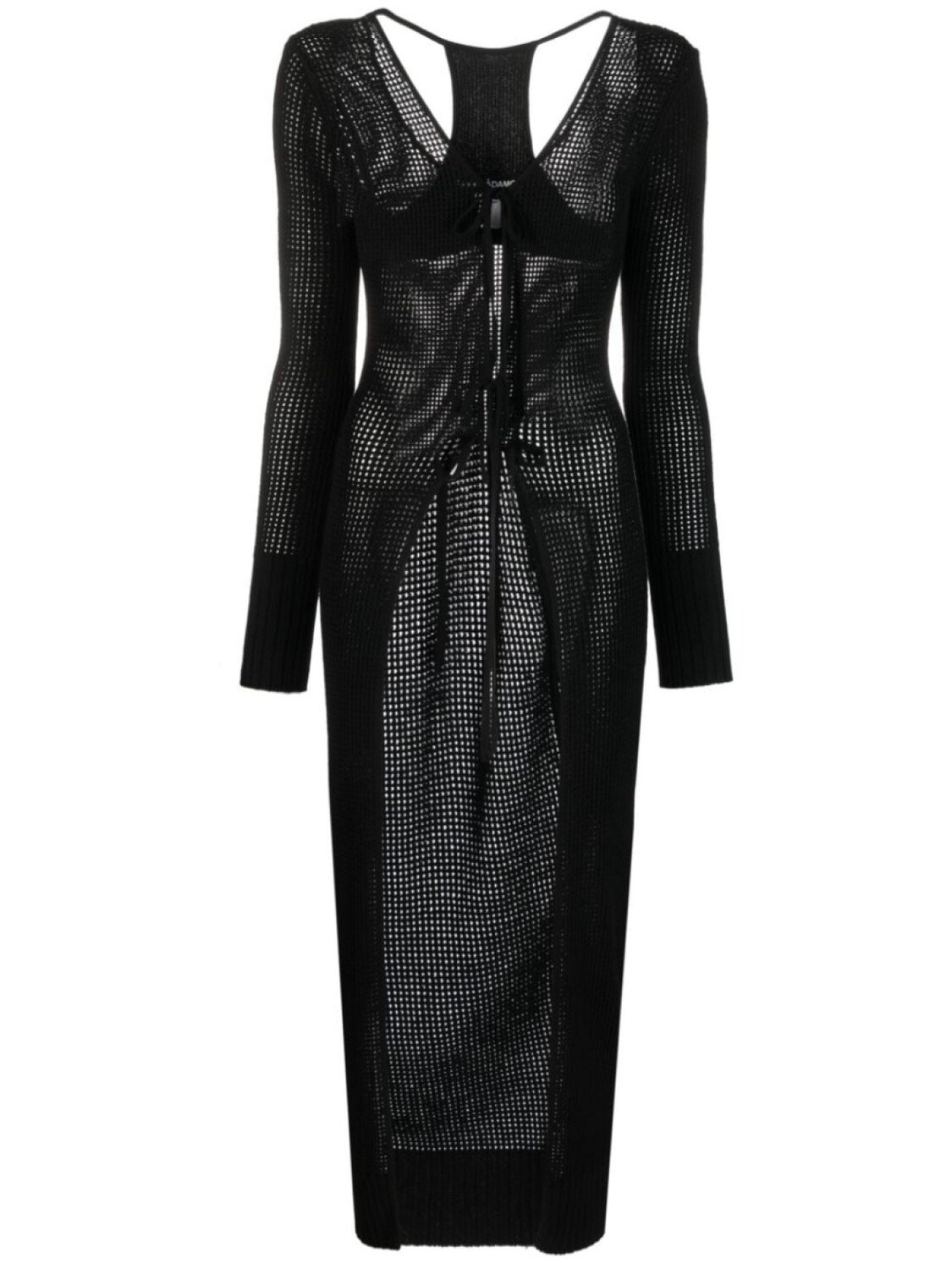 ANDREĀDAMO полупрозрачный кардиган, черный
ANDREĀDAMO полупрозрачный кардиган, черный