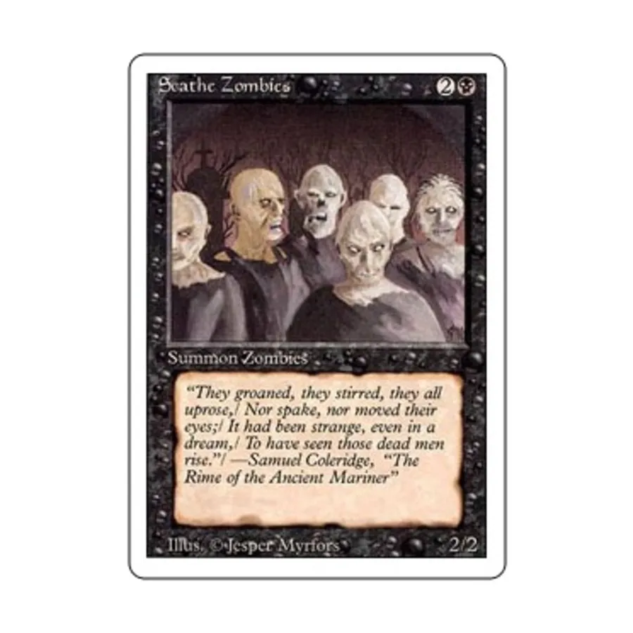 CCG Нападающие зомби (клавиша C), MTG - 3rd Edition (Revised)
CCG Нападающие зомби (клавиша C), MTG - 3rd Edition (Revised)