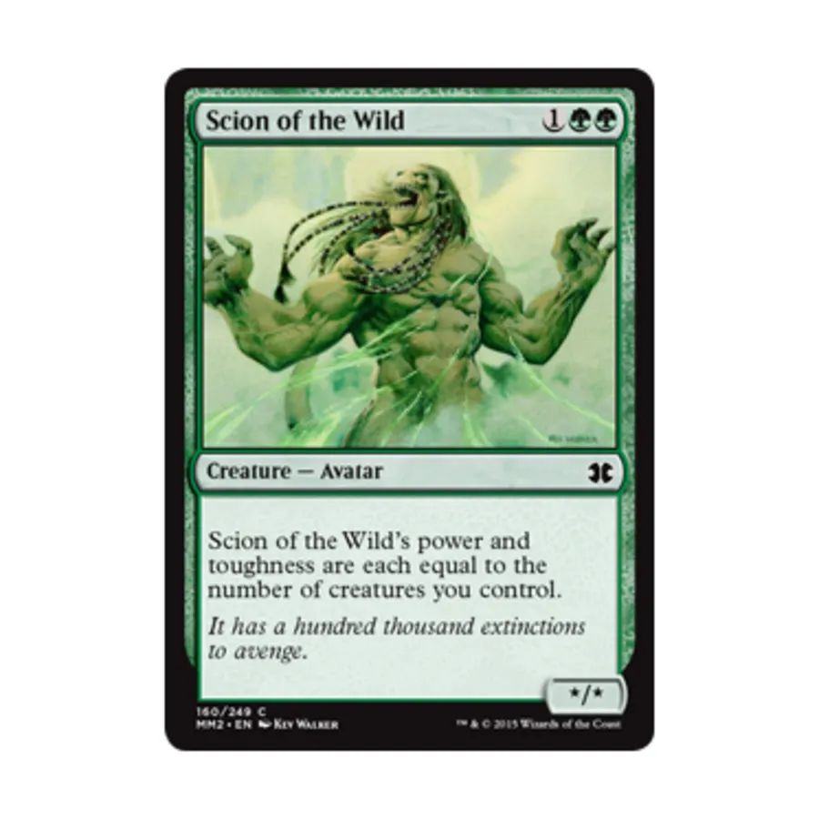 CCG Наследник дикой природы (клавиша C), MTG - Modern Masters 2015
CCG Наследник дикой природы (клавиша C), MTG - Modern Masters 2015