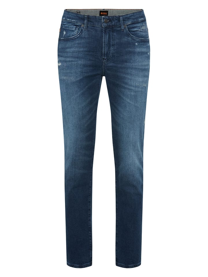 Джинсы - стандартного кроя - темно-синего цвета Hugo Boss Orange
Джинсы - стандартного кроя - темно-синего цвета Hugo Boss Orange